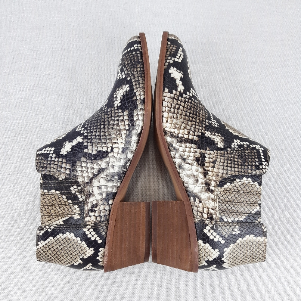 MADEWELL LOW CHELSEA BOOTS IN SNAKE EMBOSSED LEATHER - Picture 12 of 16